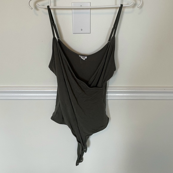 Wrap V-Neck Bodysuit - Picture 1 of 4